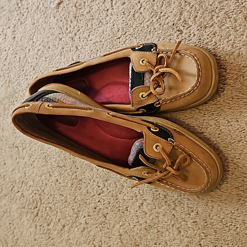 Sperry Sequin Boat Shoes
